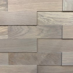 Деревянные стеновые 3D-панели Difard Gris Blanc 3421-1101 420×58×8