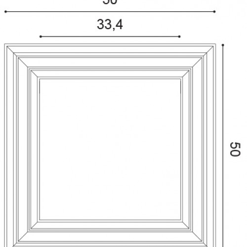 Стеновая панель под покраску Orac Decor New Classic Autoire W121 500×500×32