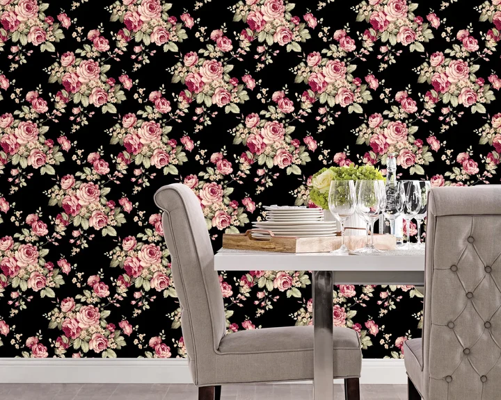 Обои Aura Flourish AF37700 фото в интерьере