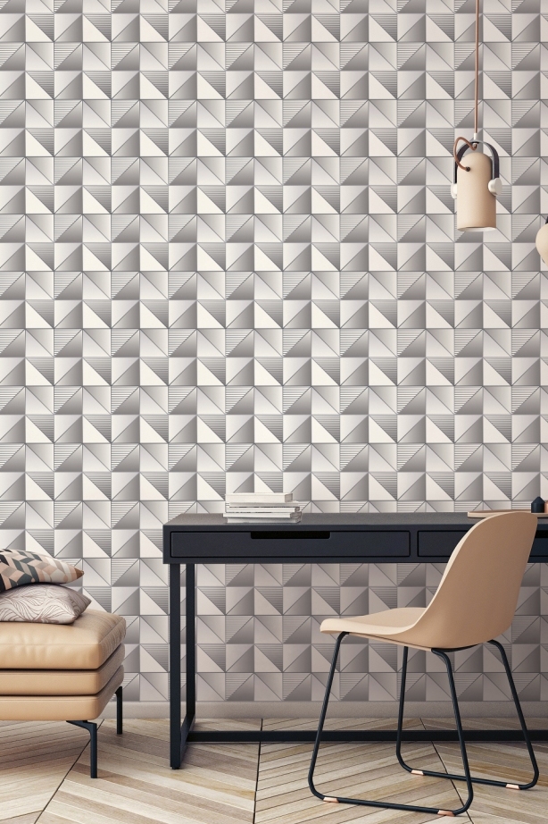 Обои Aura Geometrix GX37630 фото в интерьере