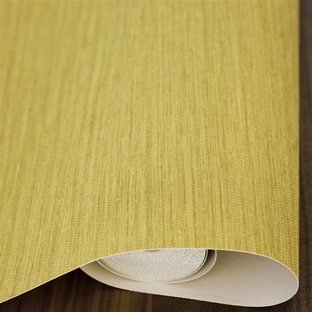 Обои Designers Guild Casablanca Kyushu Ochre PDG1045/06 фото в интерьере