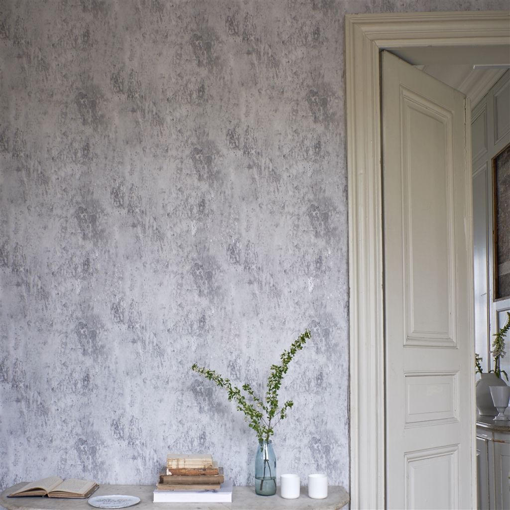 Обои Designers Guild Jardin Des Plantes Michaux Zink PDG716/06 фото в интерьере