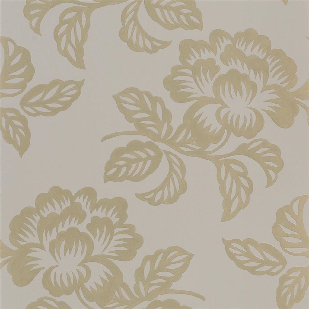 Обои Designers Guild Majolica Berettino Gold PDG1020/03 Обои Designers Guild Majolica Berettino Gold PDG1020/03