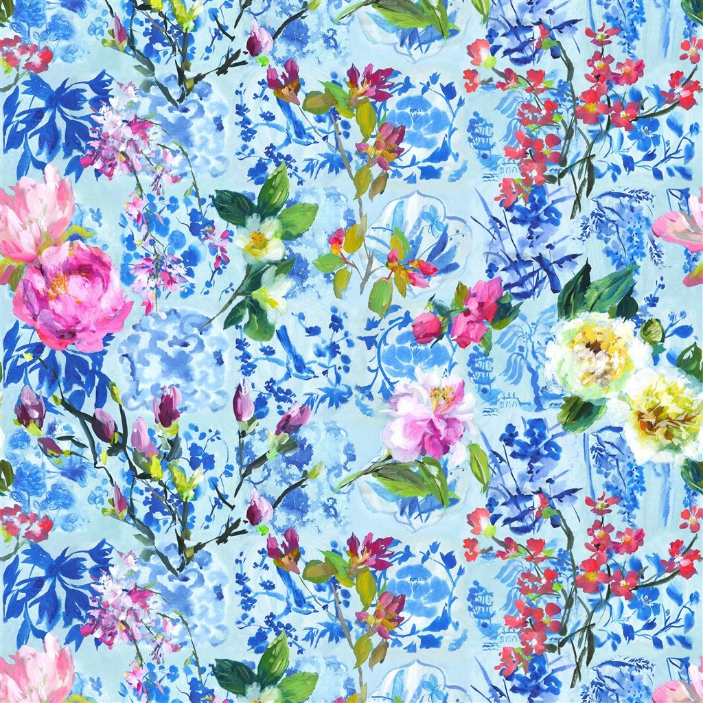 Панно Designers Guild Majolica Majolica Cornflower PDG1028/01 Панно Designers Guild Majolica Majolica Cornflower PDG1028/01