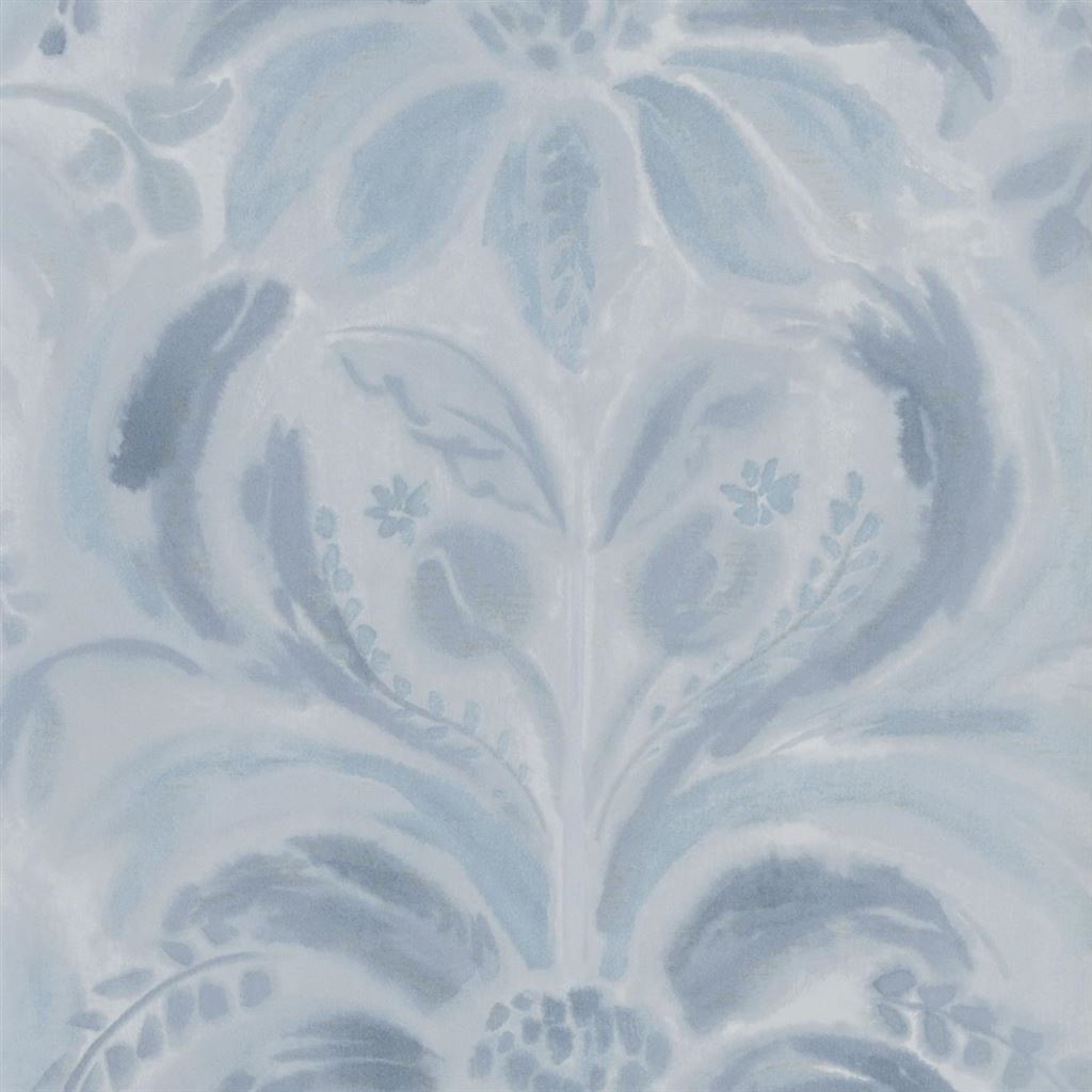 Обои Designers Guild Tulipa Stellata Angelique Damask Indigo PDG1036/05 Обои Designers Guild Tulipa Stellata Angelique Damask Indigo PDG1036/05