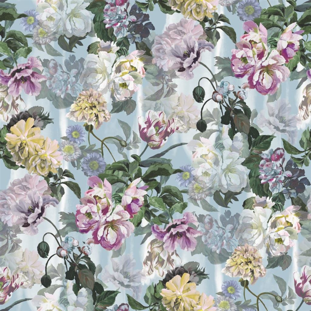 Панно Designers Guild Tulipa Stellata Delft Flower Grande Sky PDG1038/03 Панно Designers Guild Tulipa Stellata Delft Flower Grande Sky PDG1038/03