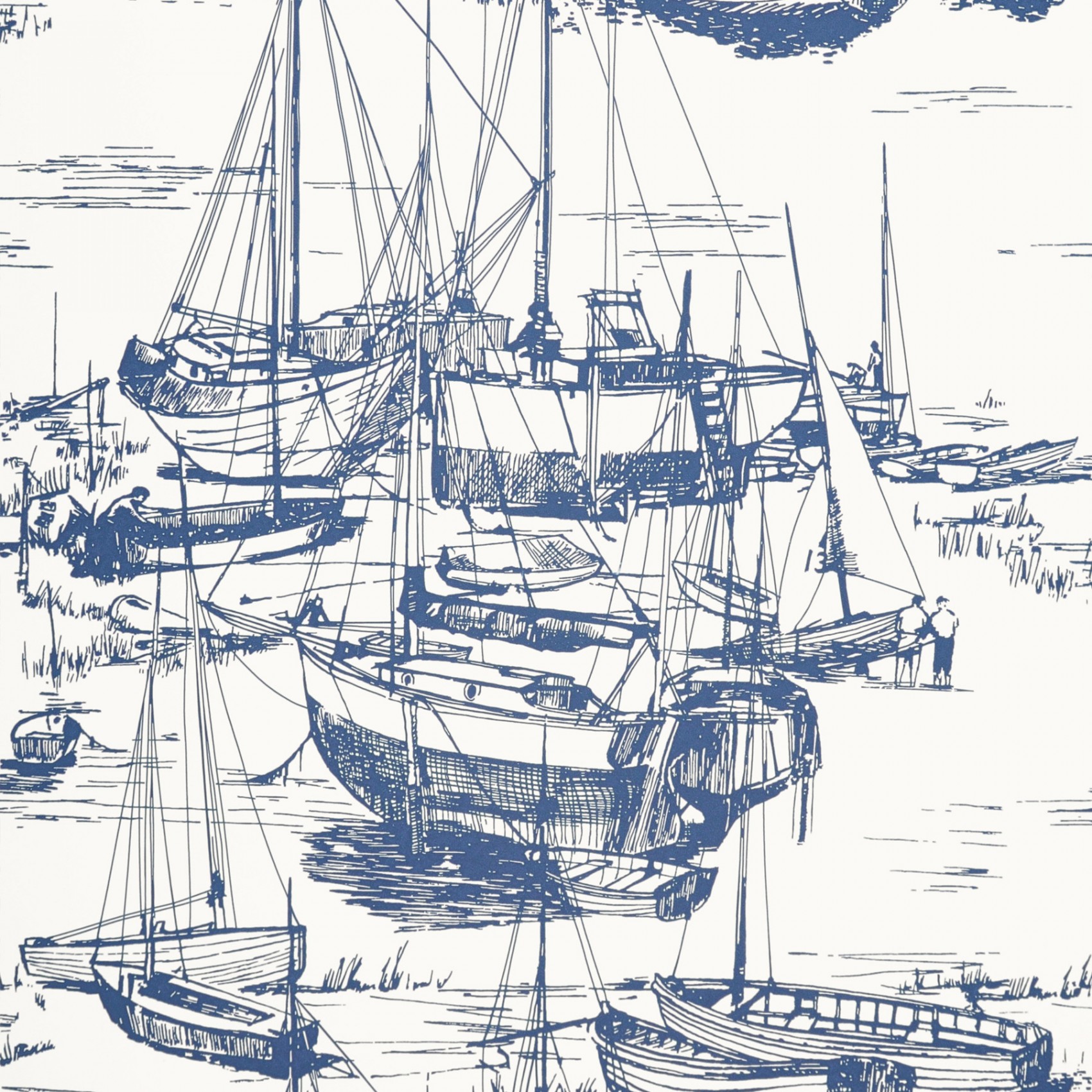 Обои Little Greene 20th Century Papers Zingara − Delft 0288ZIDELFT