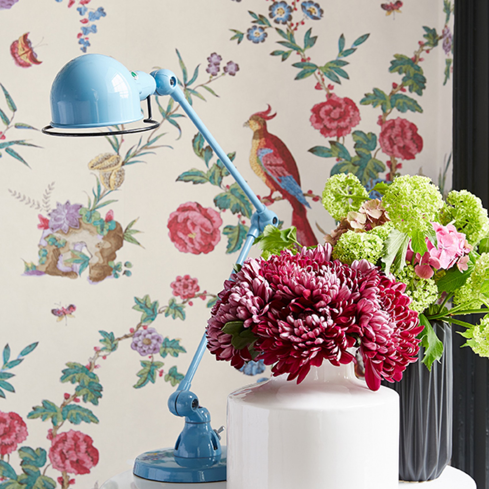 Обои Little Greene Archive Trails Darwin - Serein 0247DASEREI фото в интерьере