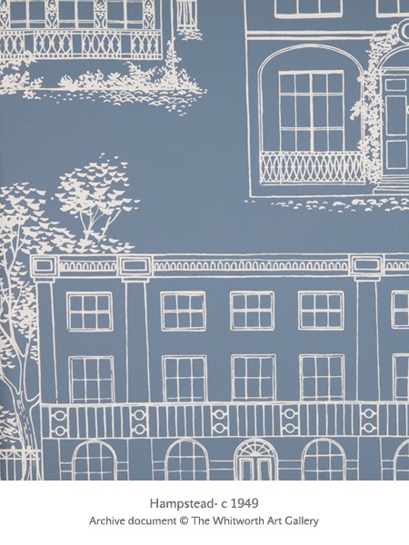 Обои Little Greene 20th Century Papers Hampstead - Cool Grey 0271HACOOLG