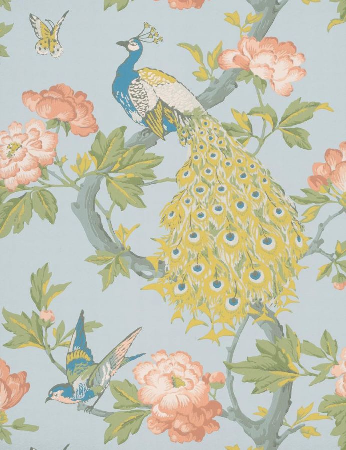 Обои Little Greene National Trust Papers Pavona - Sky 0245PASKYEZ
