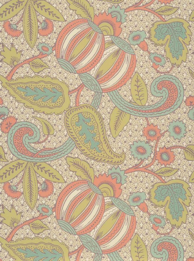 Обои Little Greene National Trust Papers Pomegranate - Bazaar 0245POBAZAA