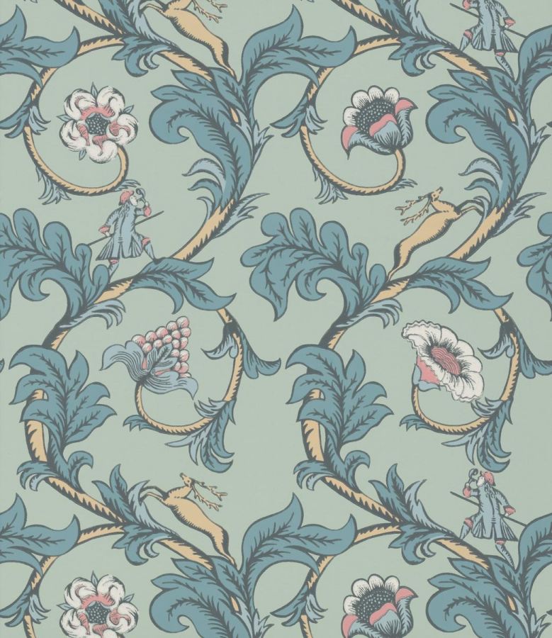 Обои Little Greene National Trust Papers Stag Trail - Arsenic 0245STARSEN