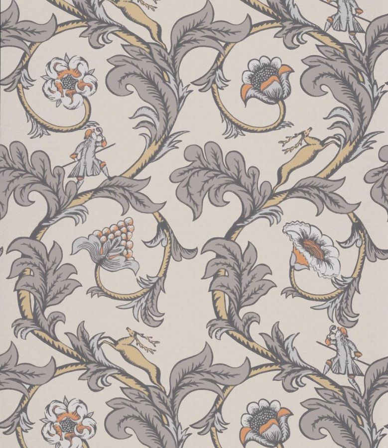 Обои Little Greene National Trust Papers Stag Trail - Sterling 0245STSTERL