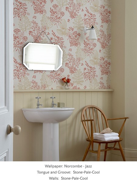 Обои Little Greene 1950s Wallpaper Norcombe - Jazz фото в интерьере Обои Little Greene 1950s Wallpaper Norcombe - Jazz фото в интерьере