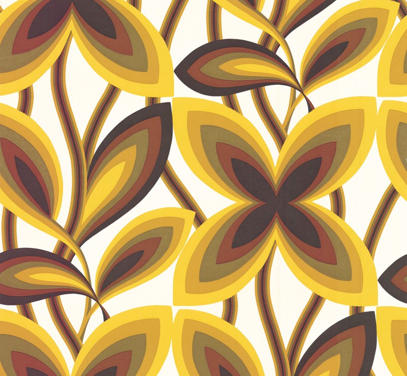 Обои Little Greene 20th Century Papers Starflower - Original 0280STORIGI