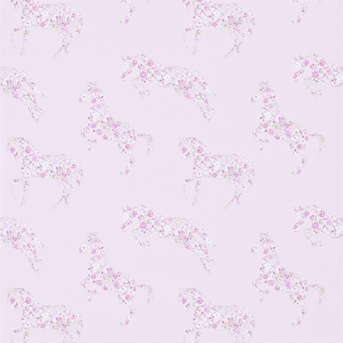 Обои Sanderson Abracazoo Pretty Ponies 214037 Обои Sanderson Abracazoo Pretty Ponies 214037