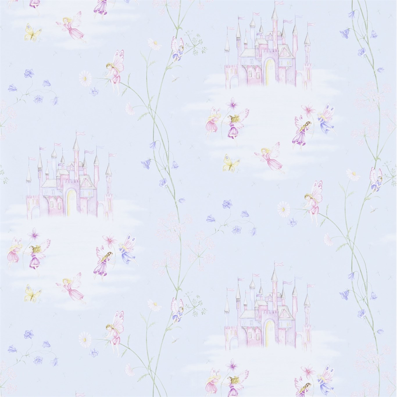 Обои Sanderson Abracazoo Fairy Castle 214045 Обои Sanderson Abracazoo Fairy Castle 214045