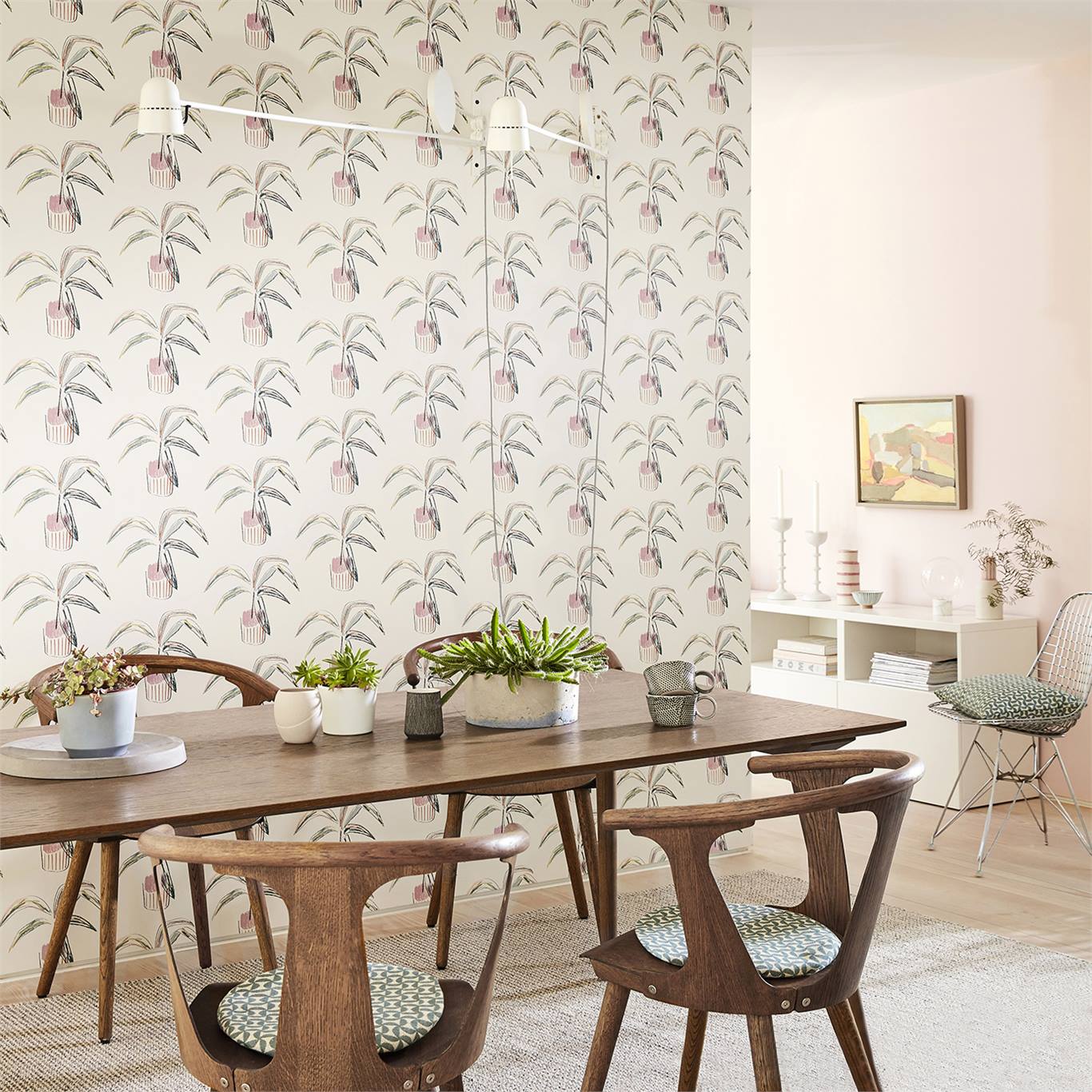 Обои Scion Zanzibar Crassula 111992 фото в интерьере Обои Scion Zanzibar Crassula 111992 фото в интерьере