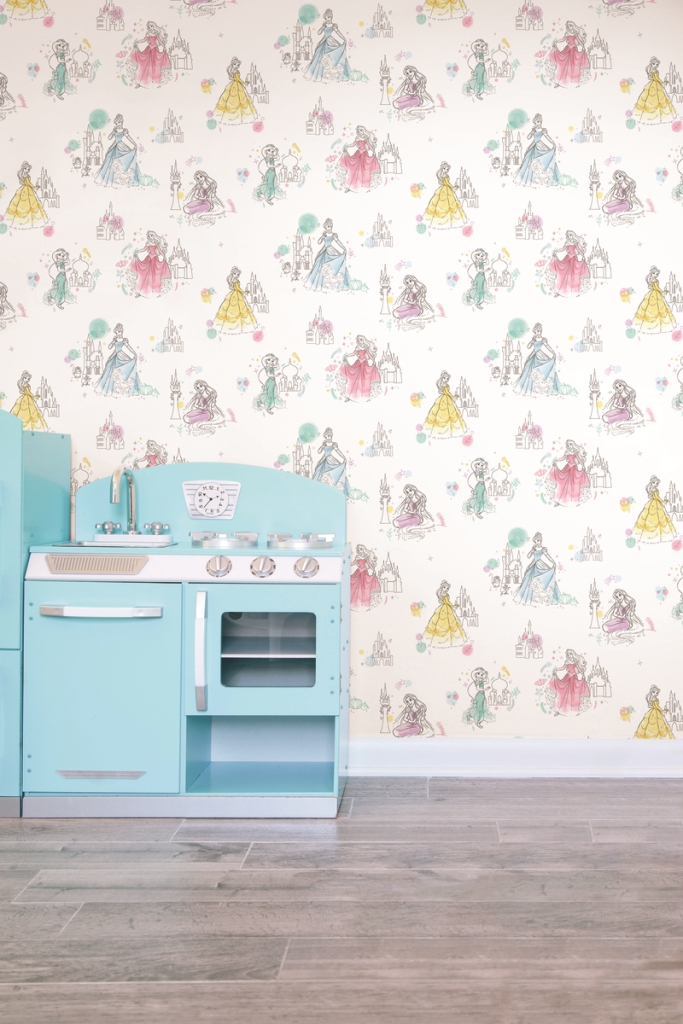 Обои York Disney IV Disney Princess Pretty Elegant DI0968 фото в интерьере Обои York Disney IV Disney Princess Pretty Elegant DI0968 фото в интерьере