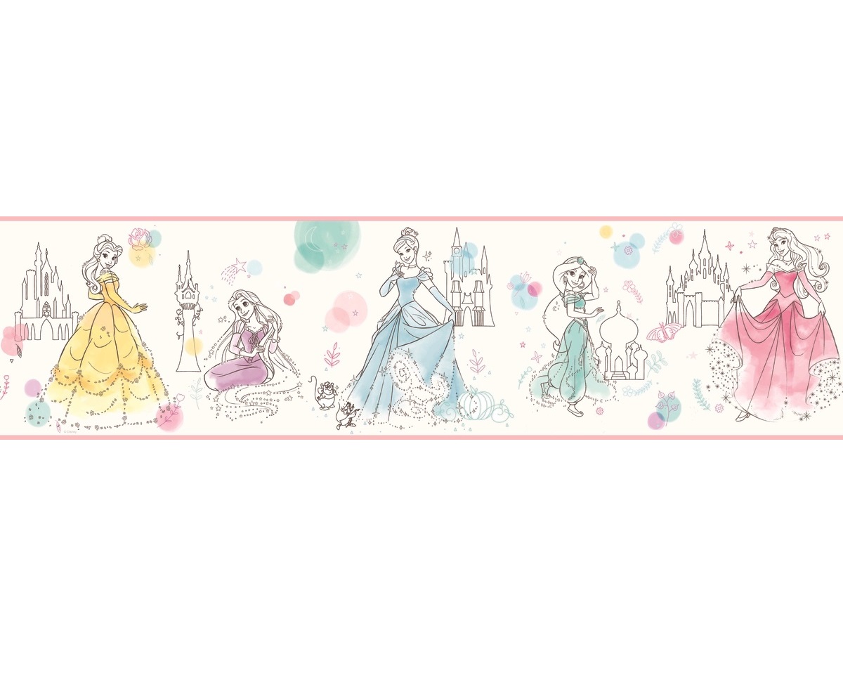 Бордюр York Disney IV Disney Princess Pretty Elegant DI1021BD Бордюр York Disney IV Disney Princess Pretty Elegant DI1021BD