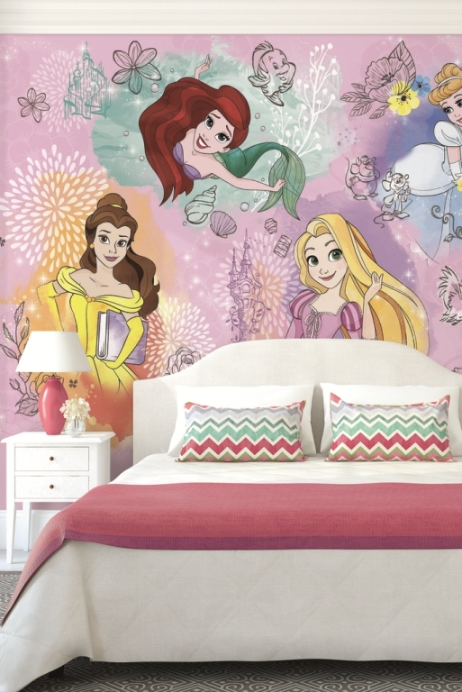 Панно York Disney IV Disney Princess RMK11414M фото в интерьере Панно York Disney IV Disney Princess RMK11414M фото в интерьере