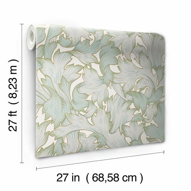 Обои York Modern Heritage 125th Anniversary Acanthus Toss NV5511