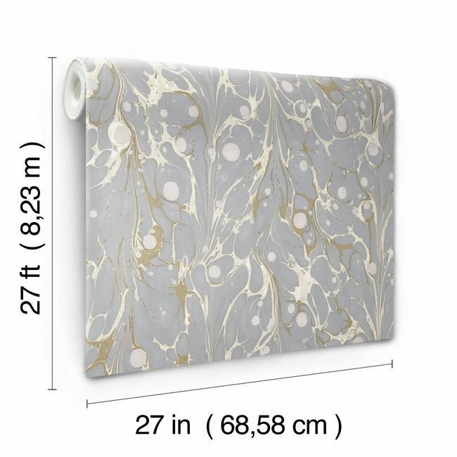 Обои York Modern Heritage 125th Anniversary Marbled Endpaper NV5589