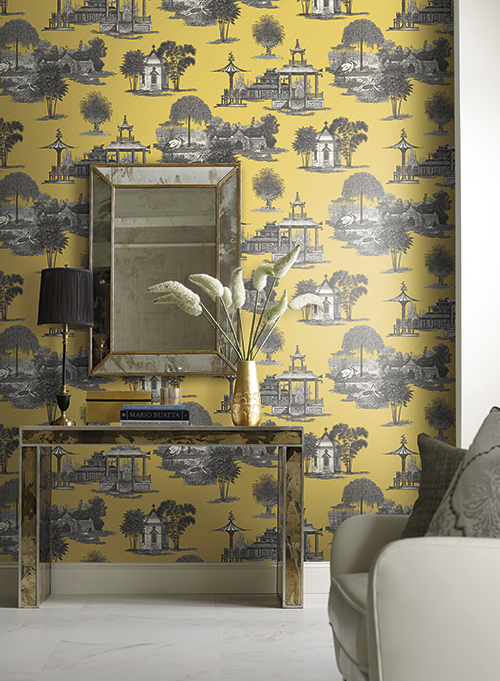 Обои Ashford House Toiles II AF1916 фото в интерьере