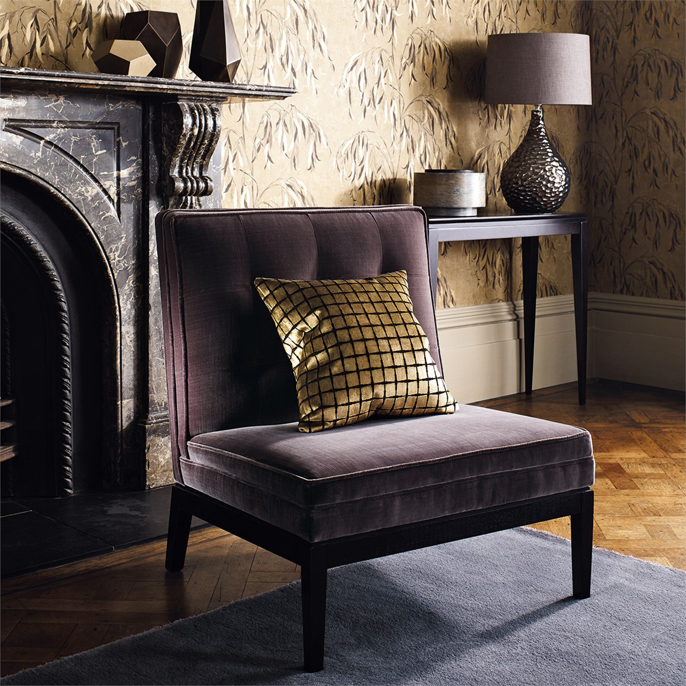 Обои Zoffany Akaishi Willow Song 312535 фото в интерьере Обои Zoffany Akaishi Willow Song 312535 фото в интерьере