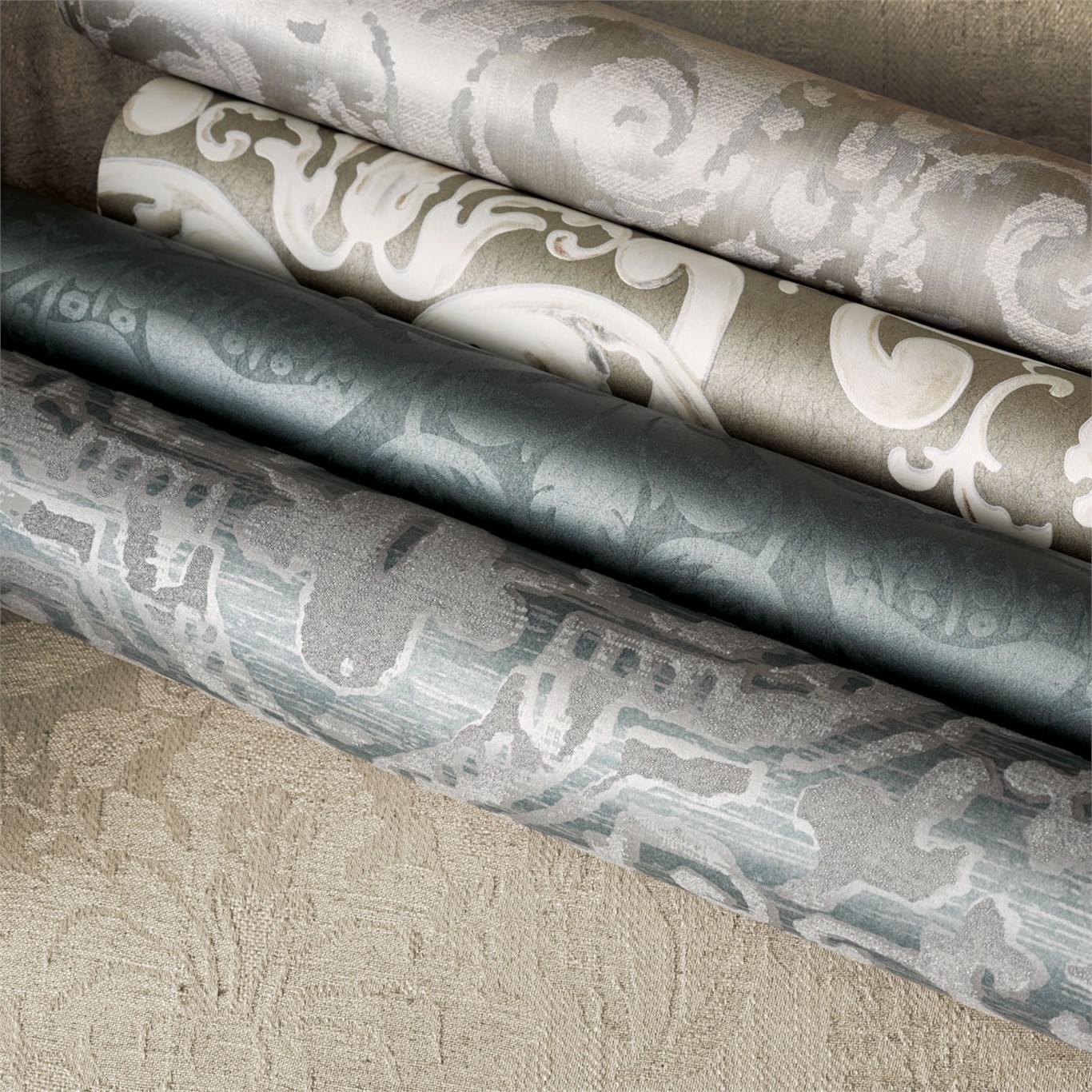 Обои Zoffany Constantina Damask Renaissance Damask 312024 Обои Zoffany Constantina Damask Renaissance Damask 312024