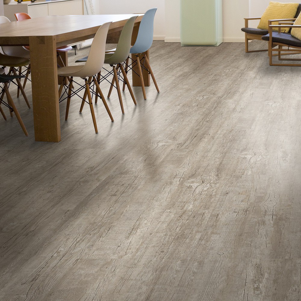 Пробковый пол замковый CorkArt Design concept Enzo DW 4005 DNN B 1200×210×10,5 фото в интерьере