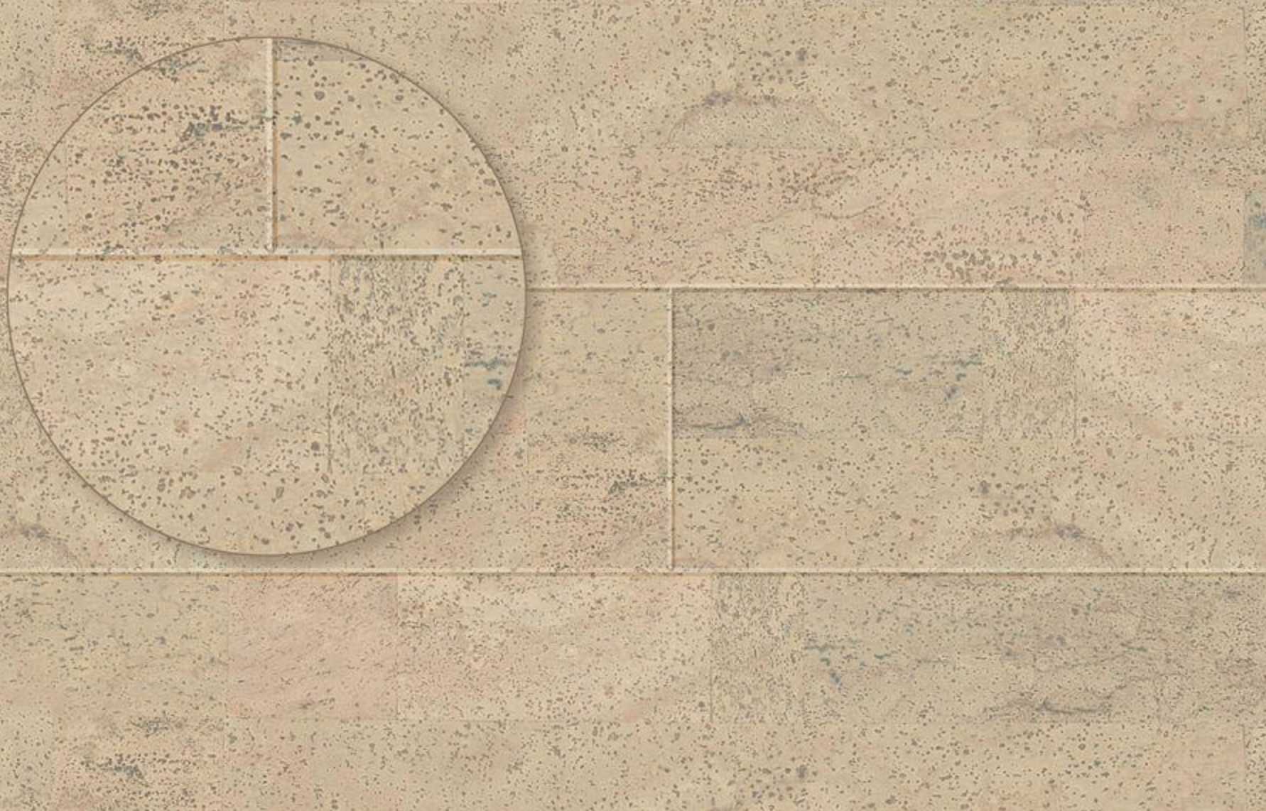 Пробковый пол клеевой Corkstyle CorkPro Fantasie Vanilla 915×200×6