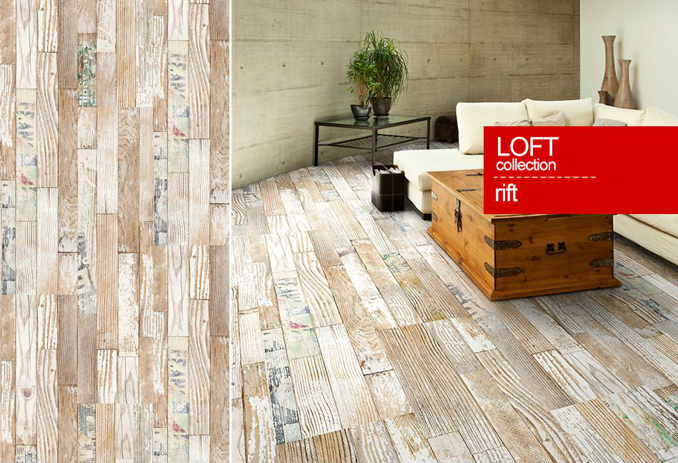 Пробковый пол клеевой Corkstyle Loft Rift 1235×305×6 фото в интерьере