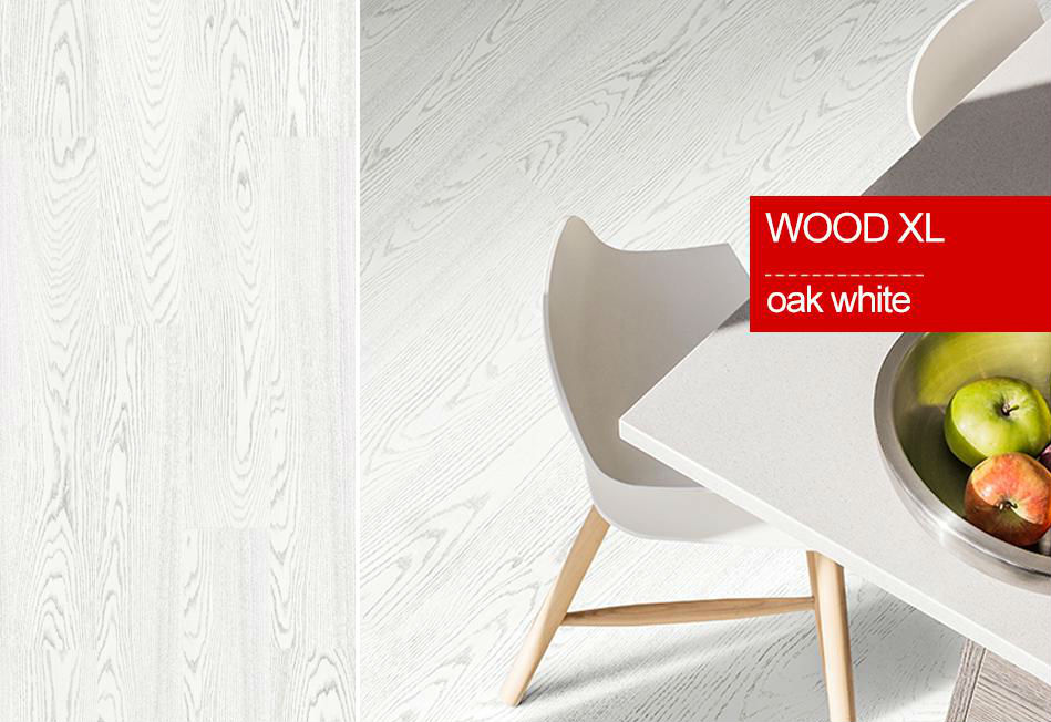 Пробковый пол замковый Corkstyle Wood XL Oak White 1235×200×10 фото в интерьере