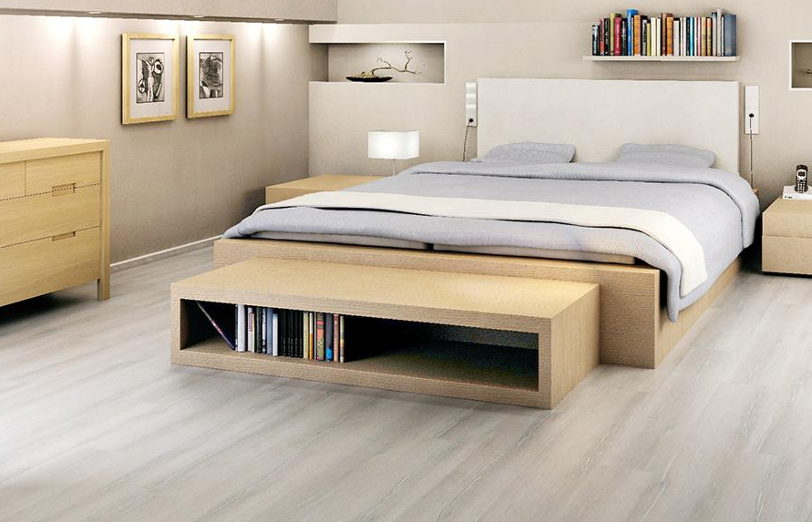 Пробковый пол замковый Corkstyle Wood XL Oak Duna Grey 1235×200×10 фото в интерьере Пробковый пол замковый Corkstyle Wood XL Oak Duna Grey 1235×200×10 фото в интерьере