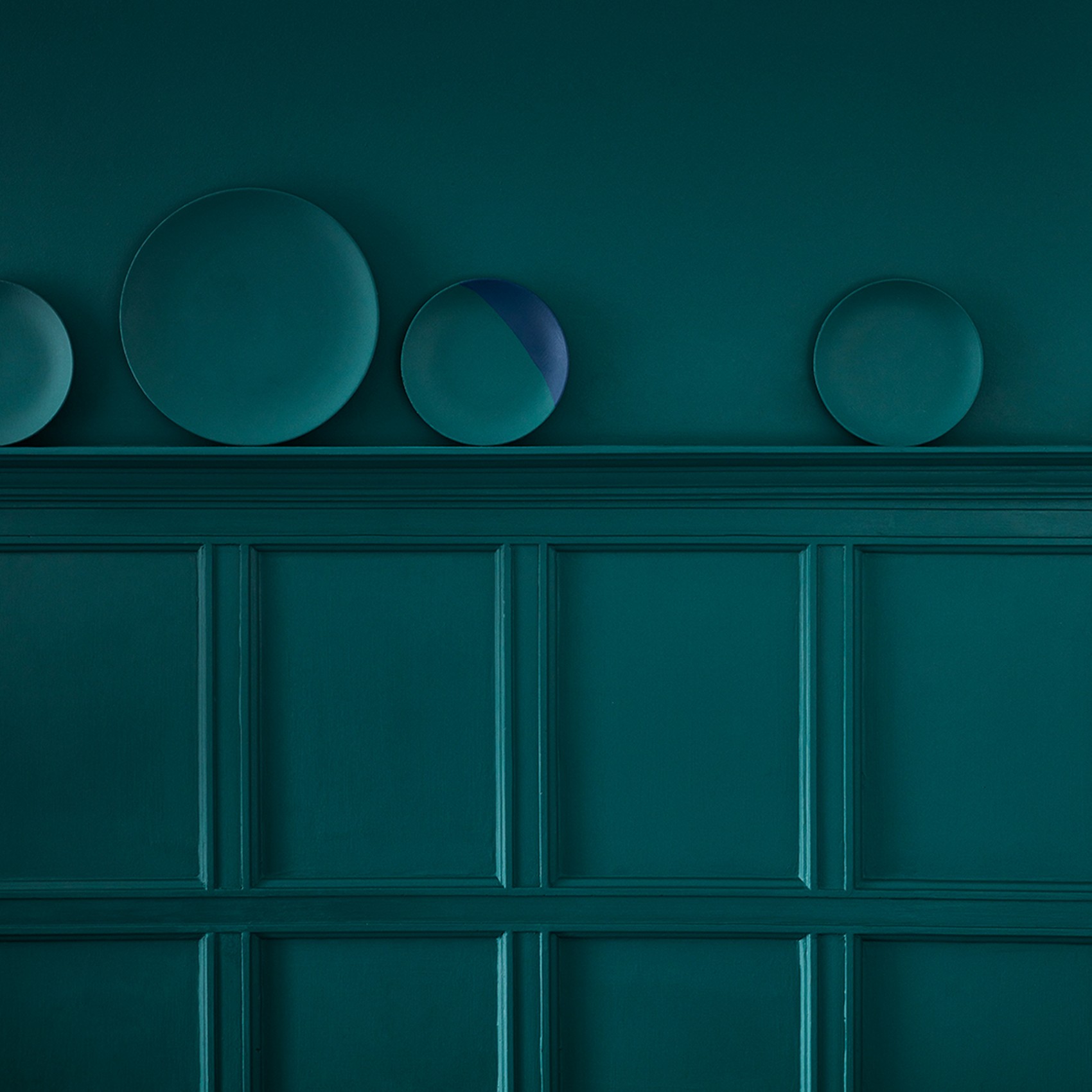 Краска Little Greene цвет Mid Azure Green 96 Absolute Matt 0,06 л