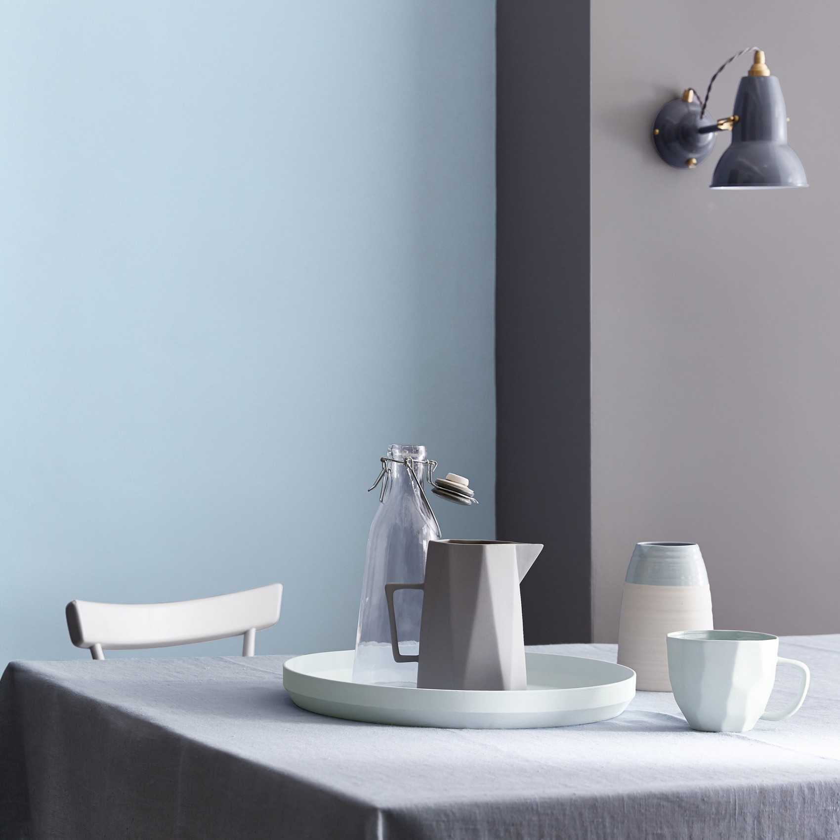 Краска Little Greene цвет Pale wedgwood 249 Absolute Matt 0,25 л