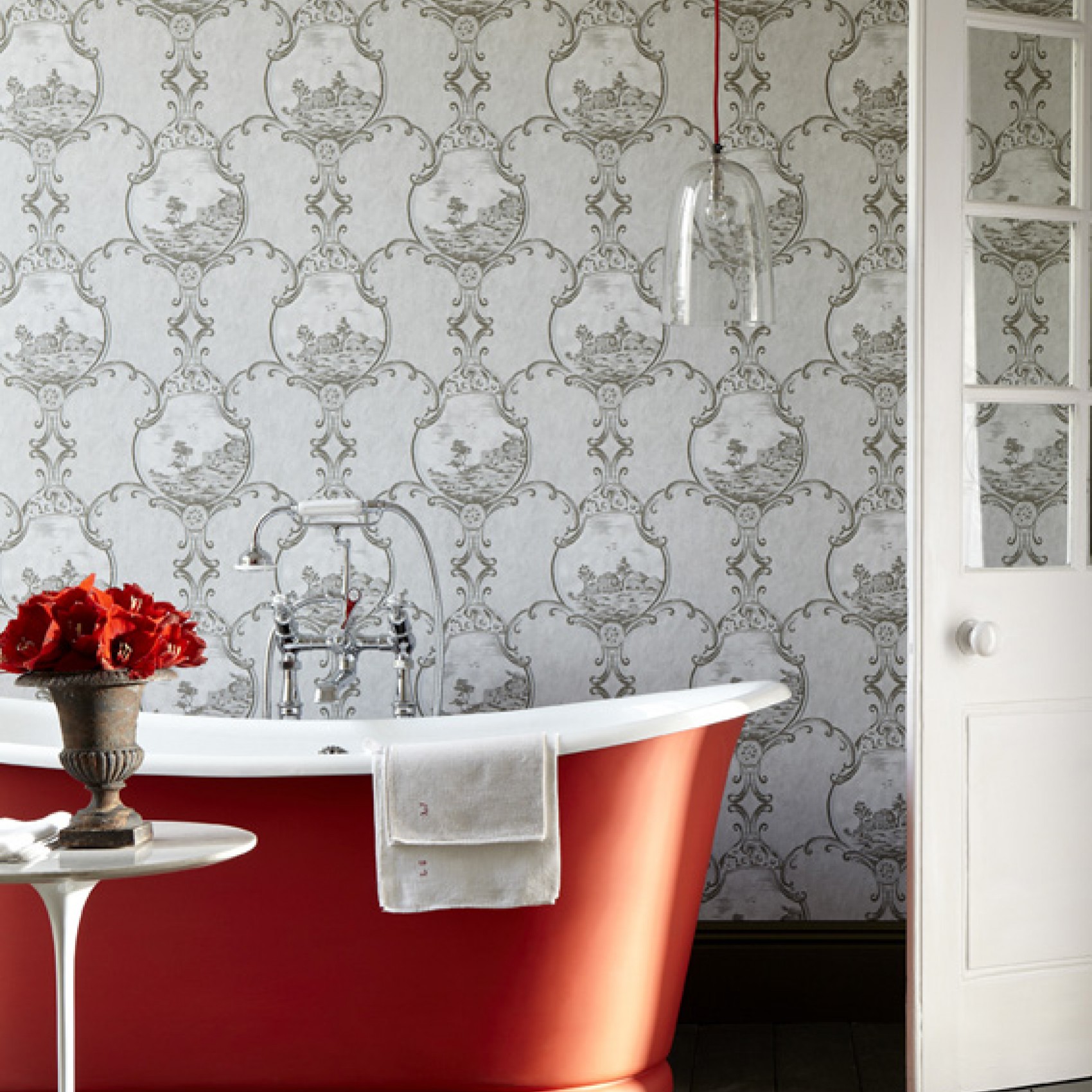 Краска Little Greene цвет Atomic Red 190 Absolute Matt 0,06 л