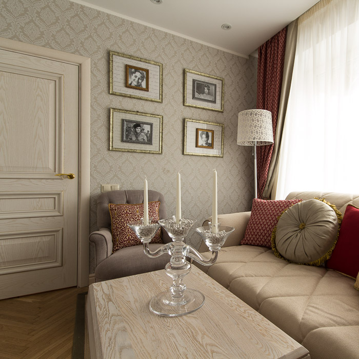 Потолочный плинтус под покраску Orac Decor Axxent CX111 2000×15×26 фото в интерьере