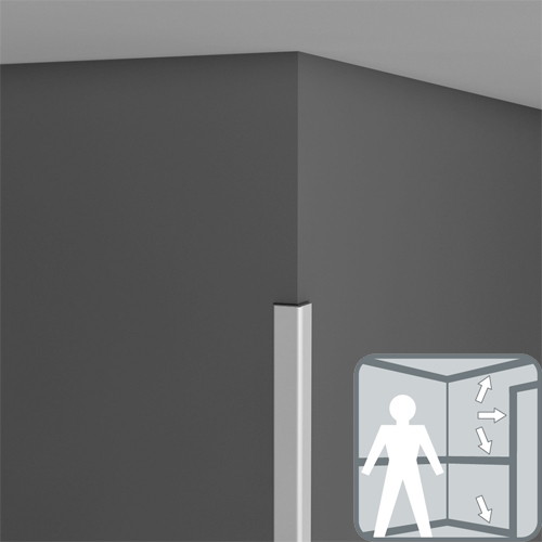 Потолочный плинтус под покраску Orac Decor Axxent CX134 2000×30×30