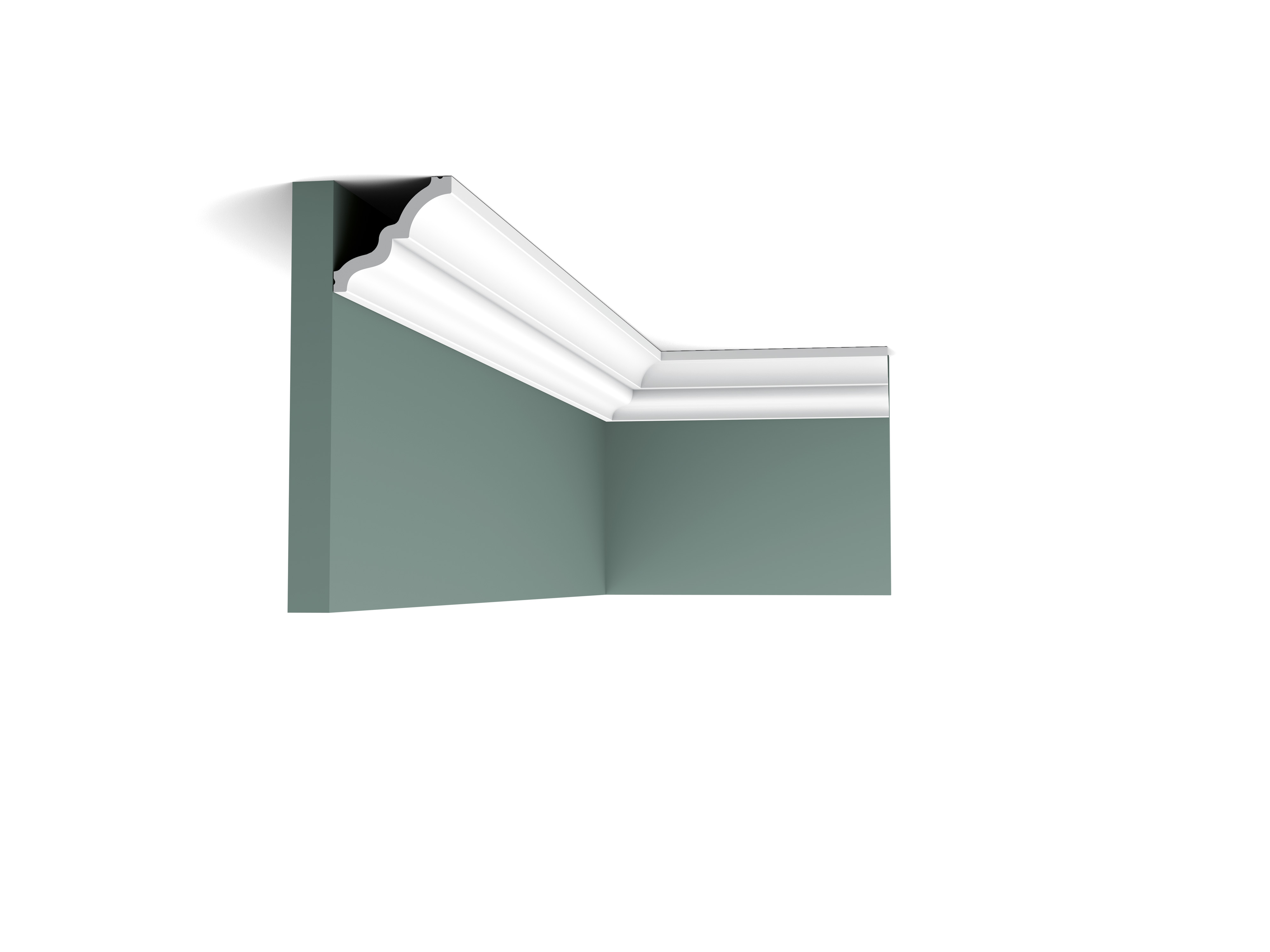 Потолочный плинтус под покраску Orac Decor New Classic C325 2000×70×65