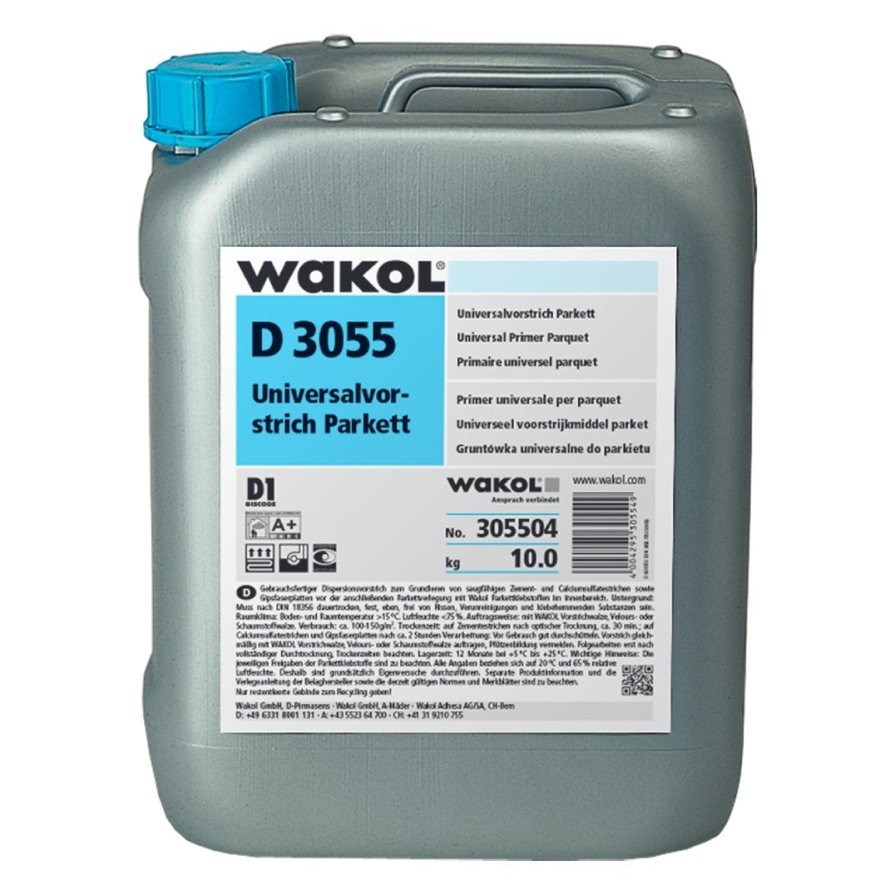 Грунтовка по стяжке WAKOL D 3055 полиуретановая на водной основе 10 кг