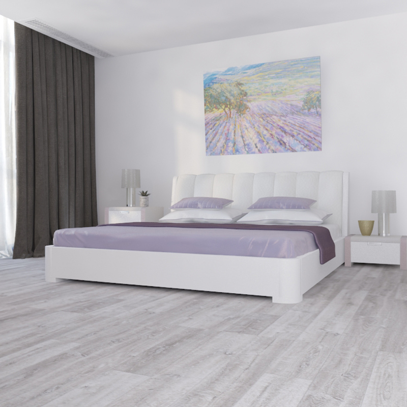 Ламинат CliX Floor Plus Дуб Серый серебристый CXP 085-2 1200×190×8 фото в интерьере