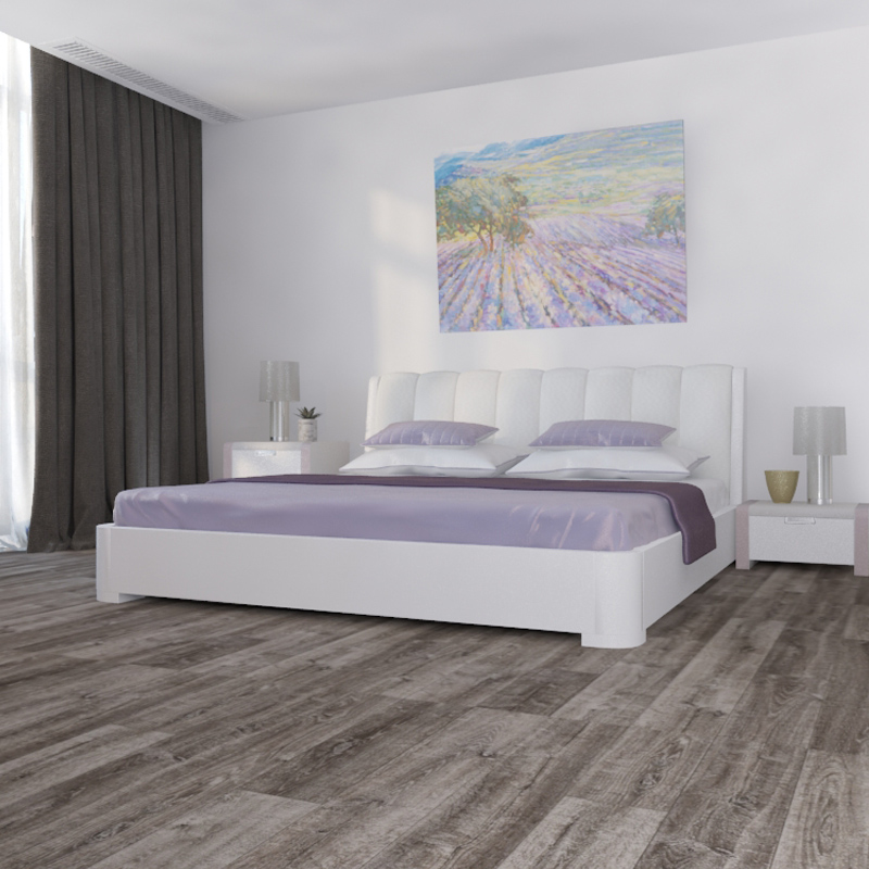 Ламинат CliX Floor Plus Дуб Темный шоколад CXP 088 1200×190×8 фото в интерьере