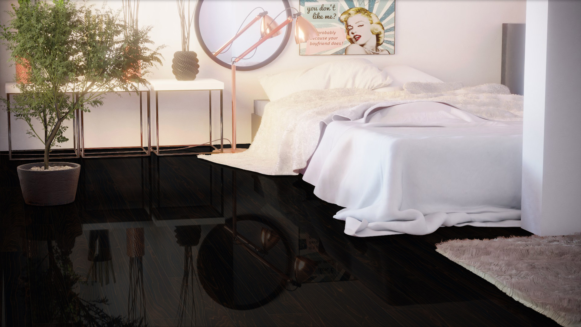 Ламинат Falquon Blue Line Wood 8 Plateau Maple D2920 1220×193×8 фото в интерьере