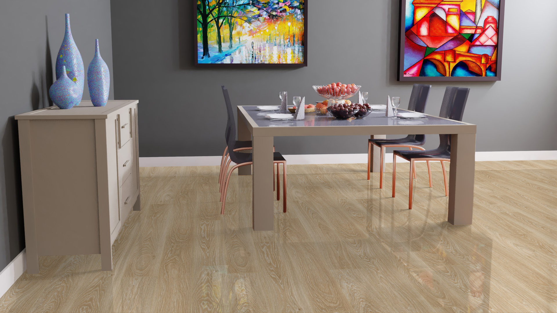 Ламинат Falquon Blue Line Wood 8 Auxerre Oak D3687 1220×193×8 фото в интерьере