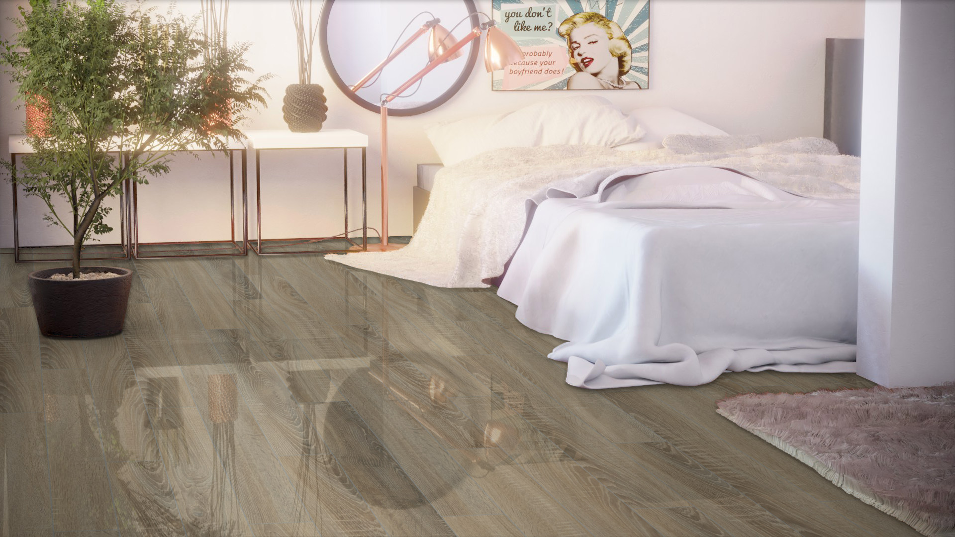 Ламинат Falquon Blue Line Wood 8 Sonoma Oak D4186 1220×193×8 фото в интерьере Ламинат Falquon Blue Line Wood 8 Sonoma Oak D4186 1220×193×8 фото в интерьере