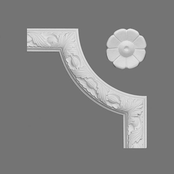 Декор к молдингу под покраску Orac Decor Luxxus P101A 245×245×24