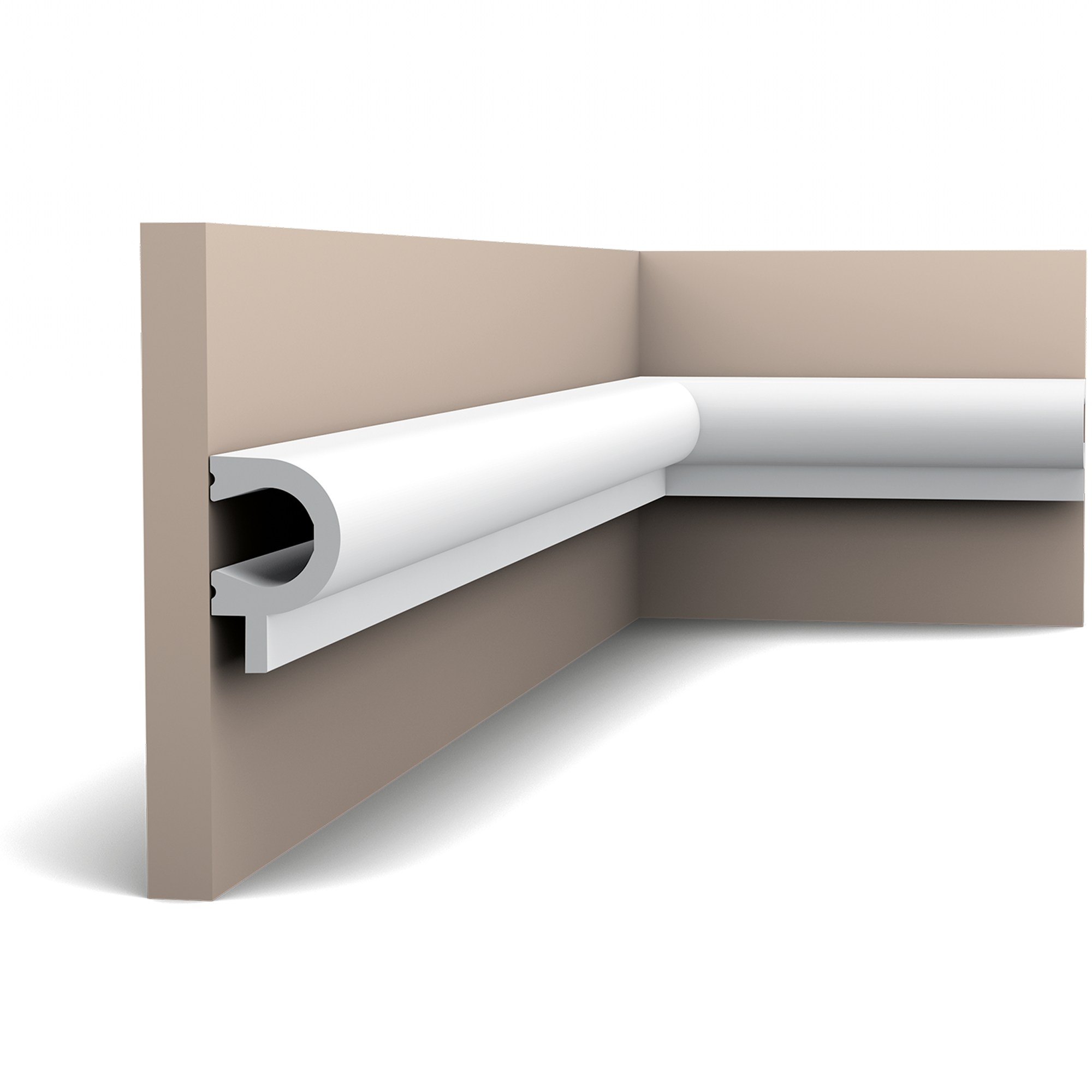 Финишный молдинг под покраску Orac Decor Axxent PX169 2000×55×34