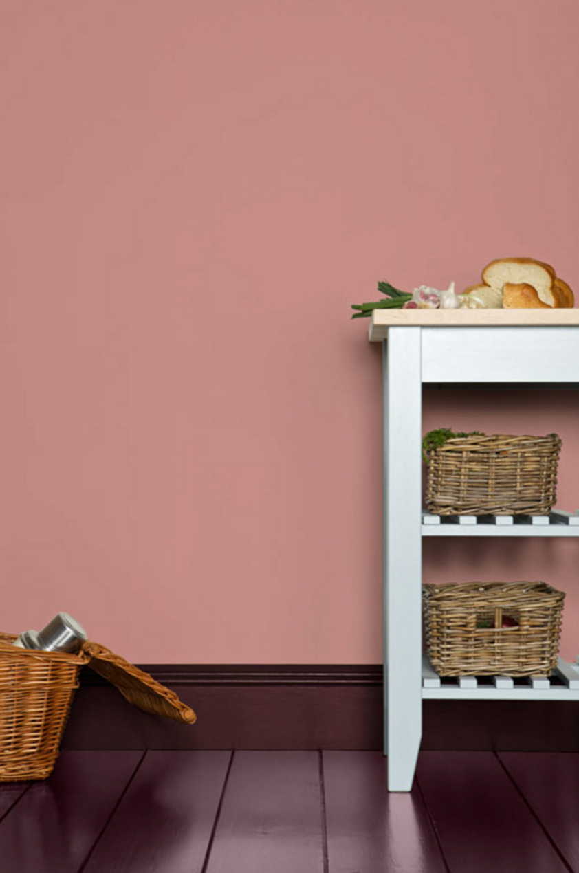 Краска Farrow & Ball цвет Cinder Rose 246 Full Gloss 0,75 л фото в интерьере Краска Farrow & Ball цвет Cinder Rose 246 Full Gloss 0,75 л фото в интерьере